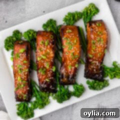 Miso Salmon served on a platter, ready to eat