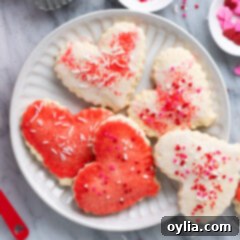 White plate covered with Heart Shaped Pop Tarts