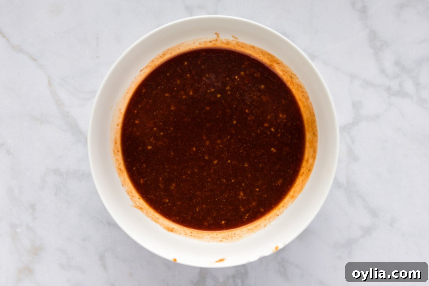 spicy salmon marinade in a bowl