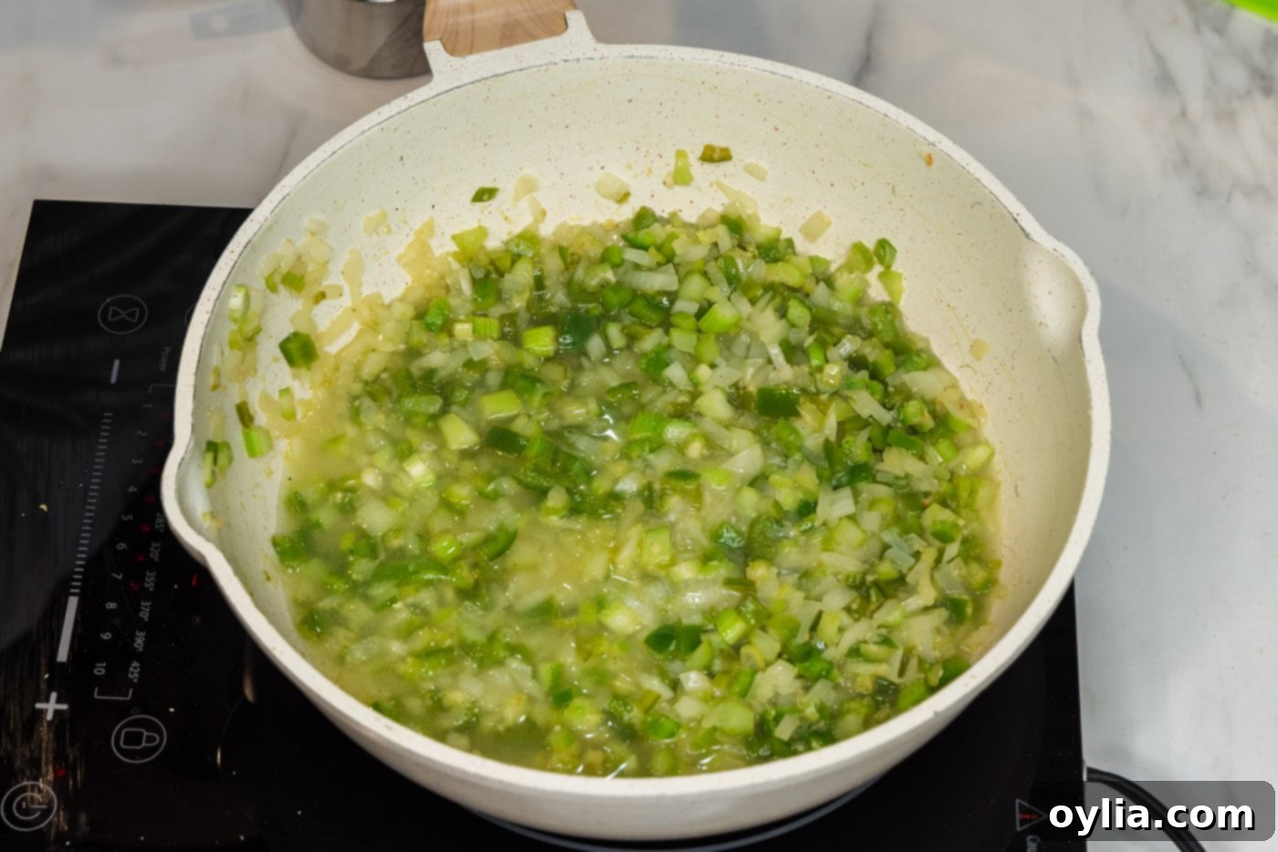 vegetable mix in a skillet