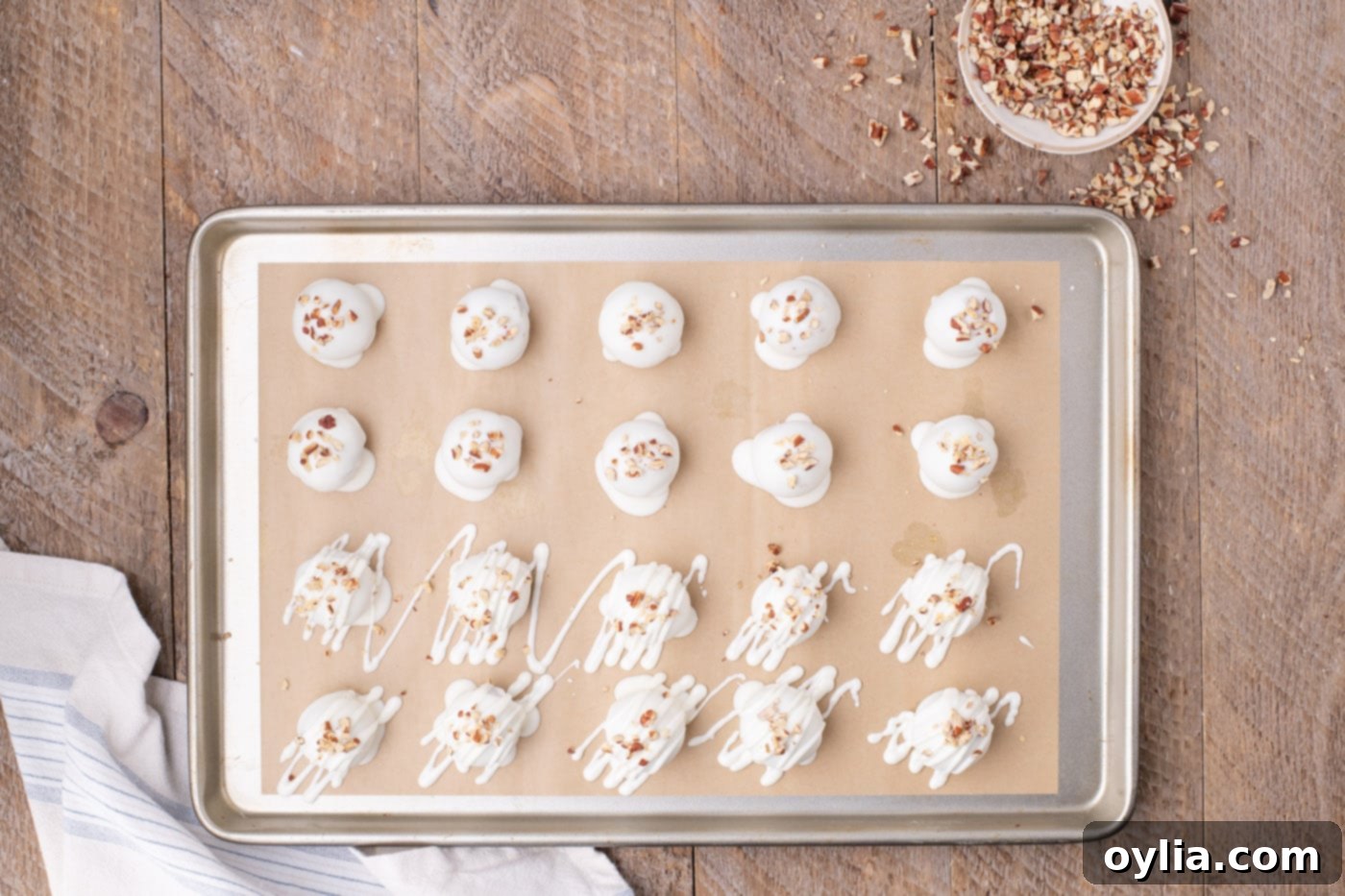 carrot cake truffles dipped in white chocolate