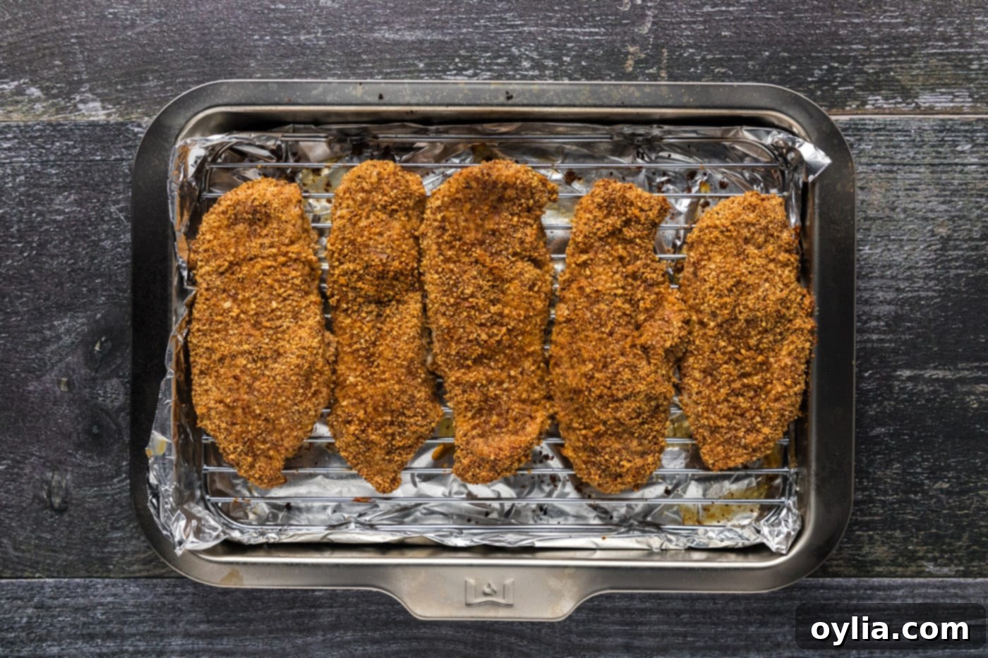 baked almond crusted chicken
