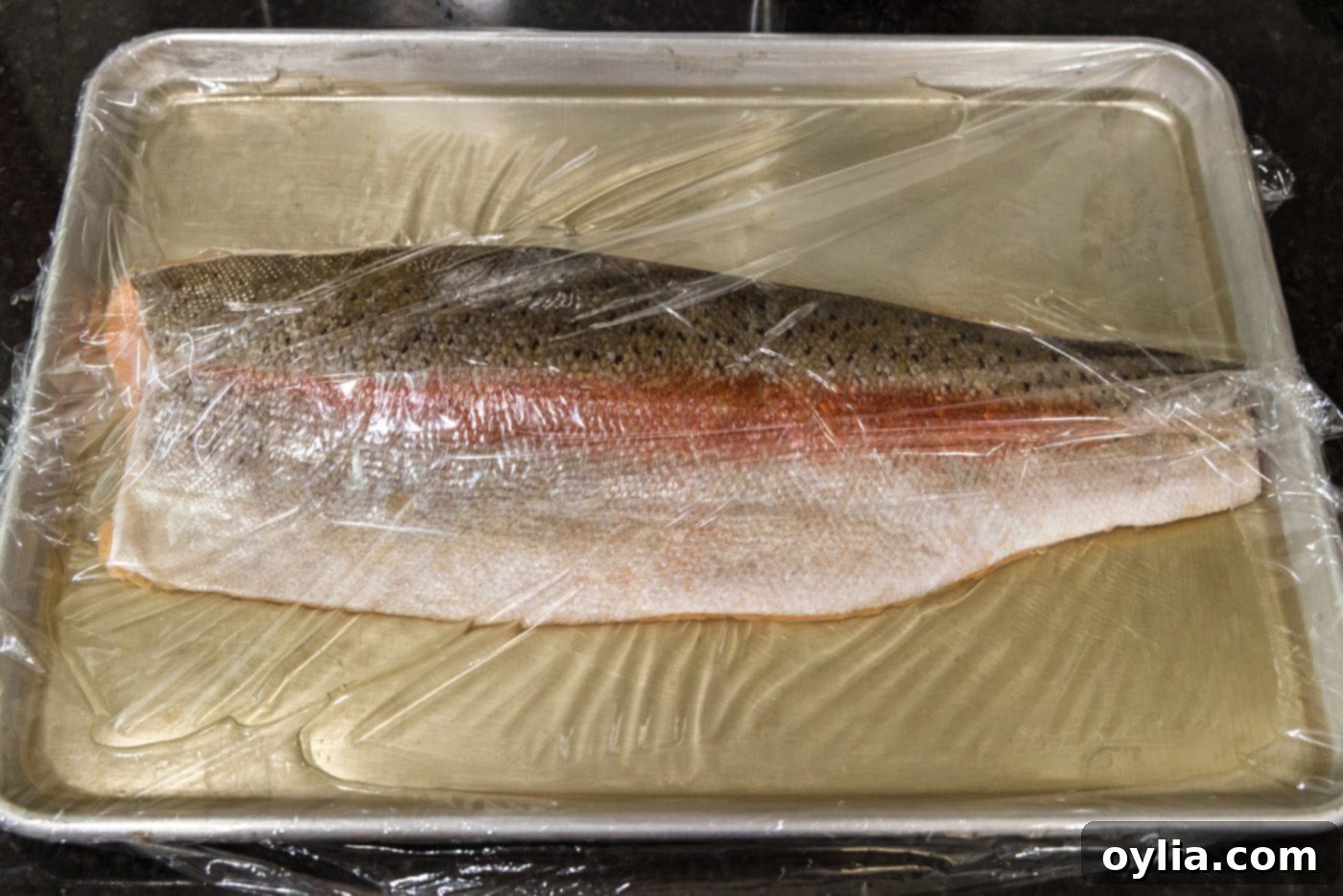 trout bringing in water, salt, and brown sugar