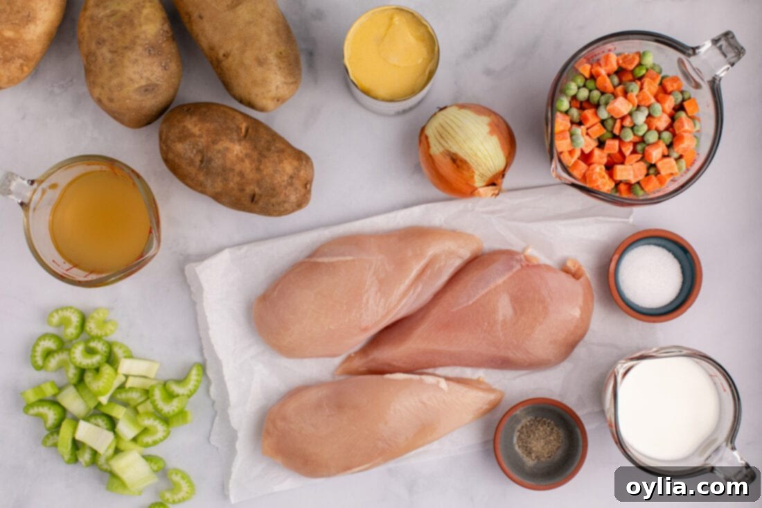 Instant Pot Chicken Pot Pie 4 Ingredients for Instant Pot Chicken Pot Pie