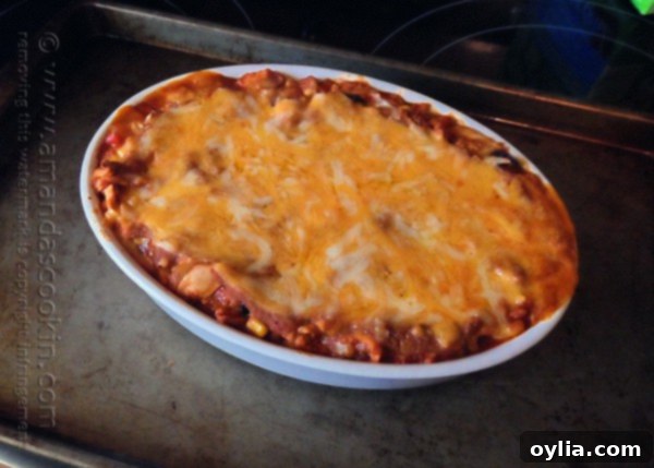 Chicken Tostada Casserole @amandaformaro Amanda's Cookin'