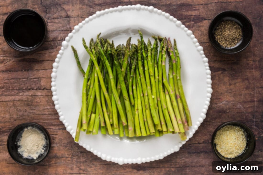 Tender Steamed Asparagus 4 Ingredients for Steamed Asparagus