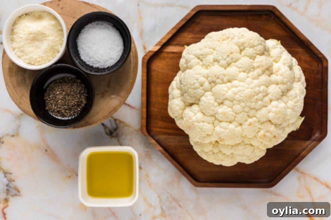 Savory Cauliflower Smash 4 Ingredients for Smashed Cauliflower