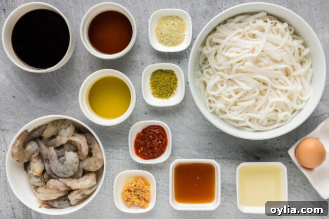 Flavorful Shrimp Pad Thai 4 Ingredients for Shrimp Pad Thai