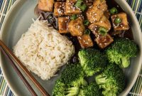 Sticky Teriyaki Tofu
