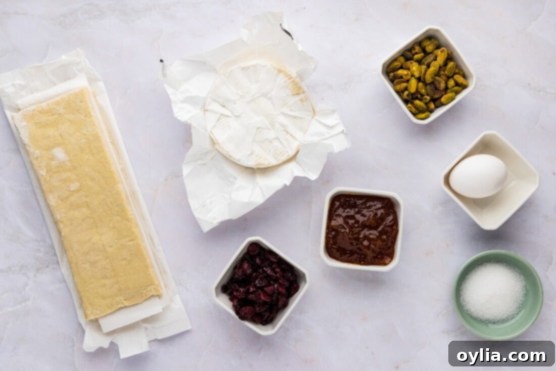 Ingredients for Brie Bites