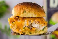 Chicken Bacon Ranch Mini Burgers