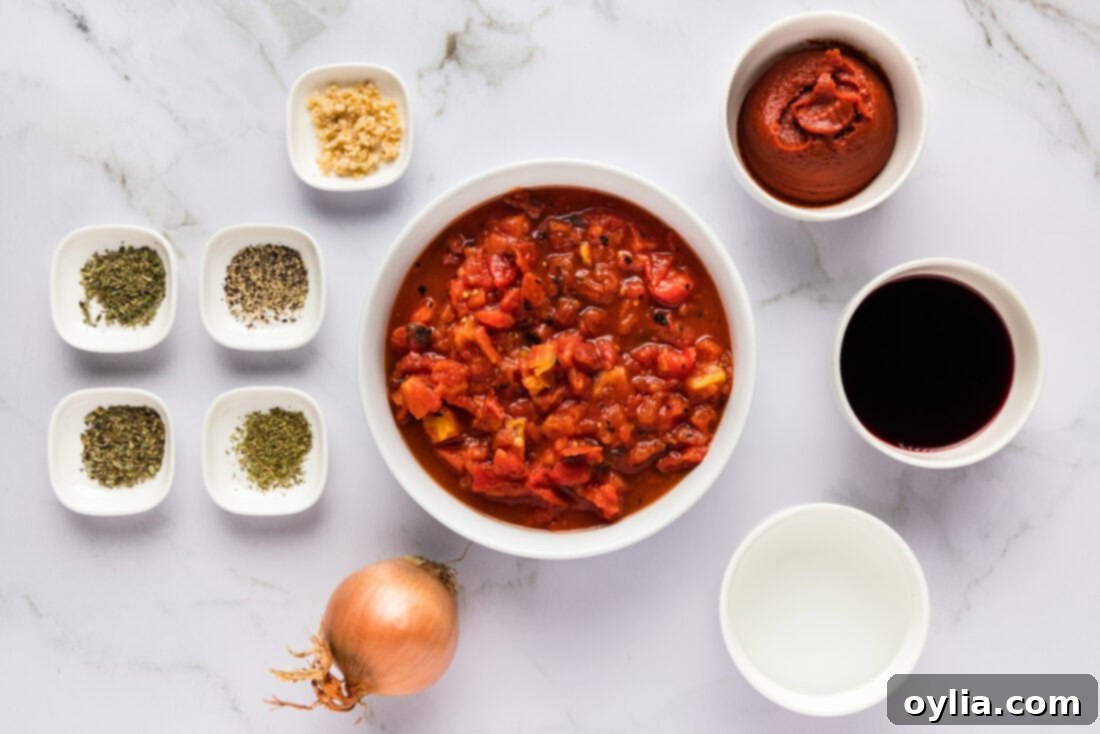 Homemade Marinara: A Taste of Italy 4 Ingredients for making homemade Marinara Sauce